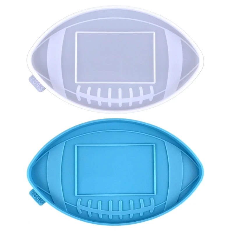 

Форма для фоторамки из смолы, силиконовая эпоксидная форма для регби для литья, форма для фоторамки, Прямая поставка