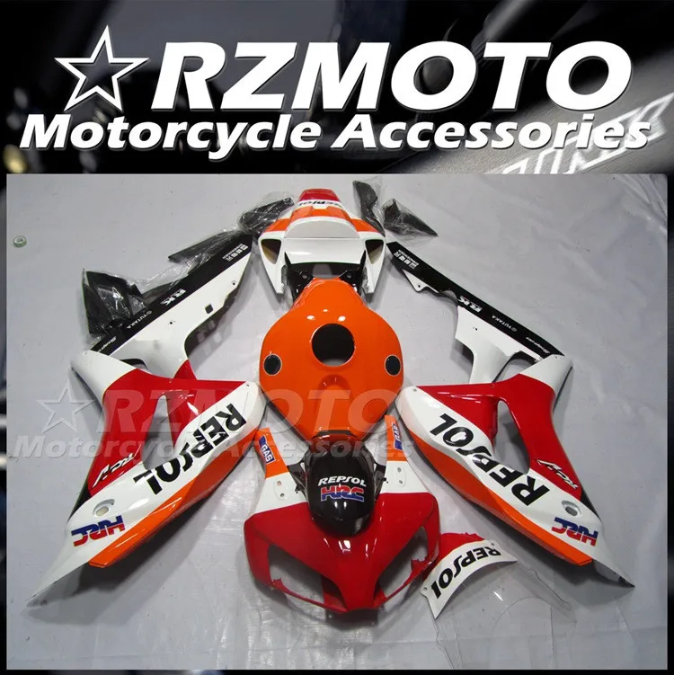 

New ABS Motorcycle Whole Fairings Kit Fit For HONDA CBR1000RR 2006 2007 06 07 Bodywork Set Red Orange