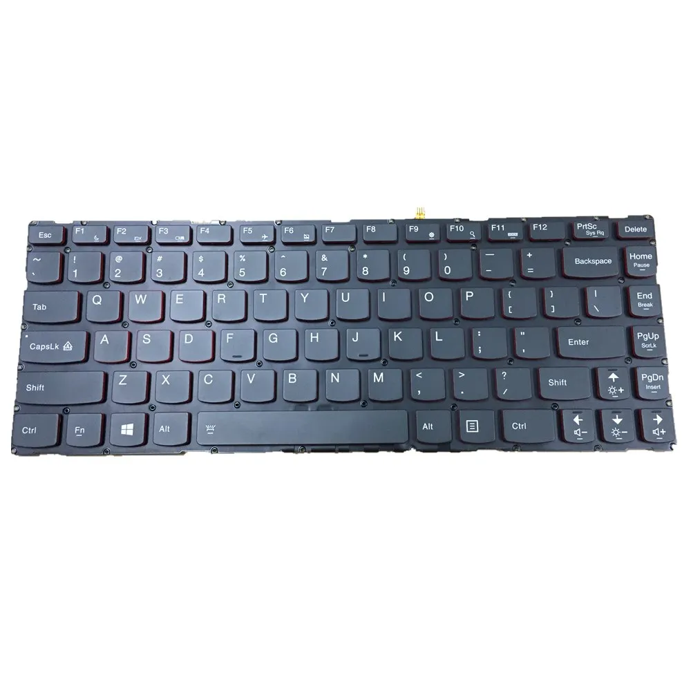 

New for Laptop Lenovo Ideapad Y40-70 Y40-80 US English Keyboard Backlit MP13P9