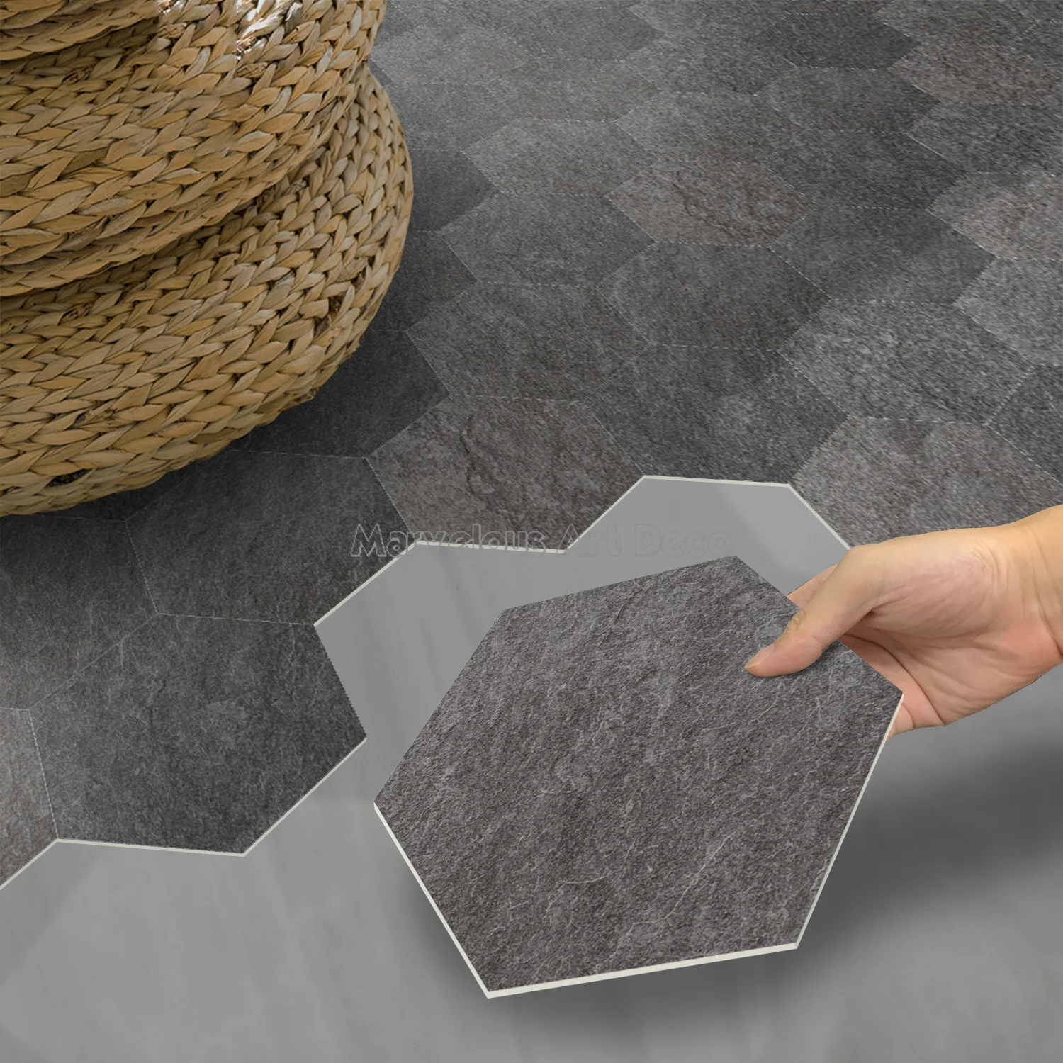 

Новый продукт, утолщенная Шестигранная напольная наклейка из пеноматериала IXPE Yamei, Новый Восстановленный самоклеящийся