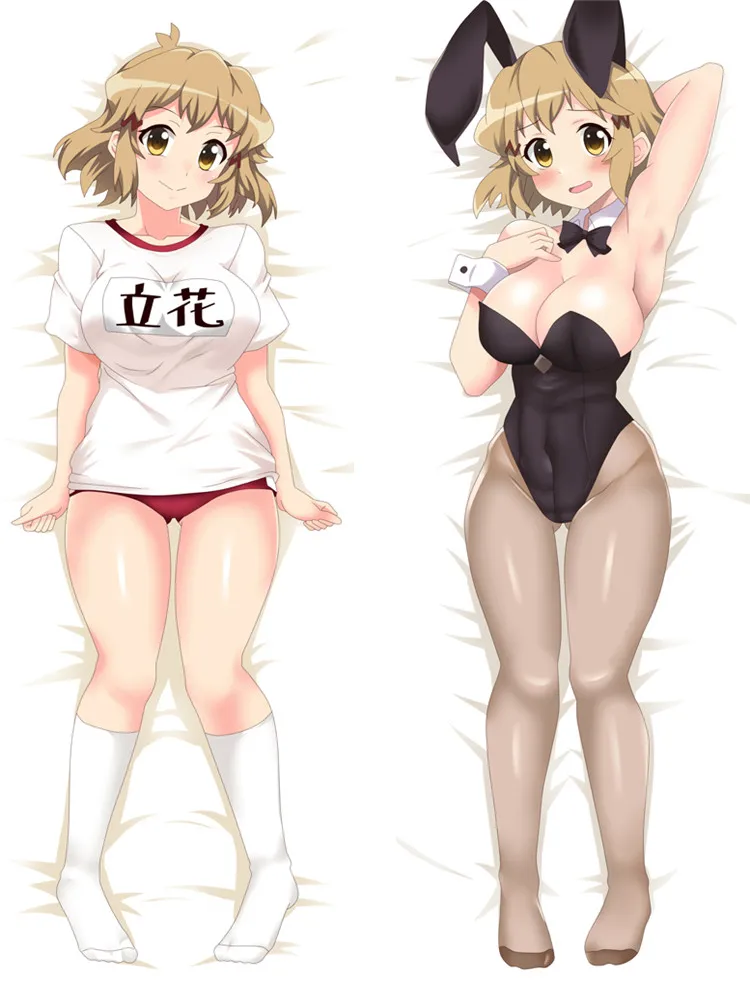 Наволочка для подушки Аниме Dakimakura Senki Zessho Symphogear Tachibana в виде гибитора наволочка