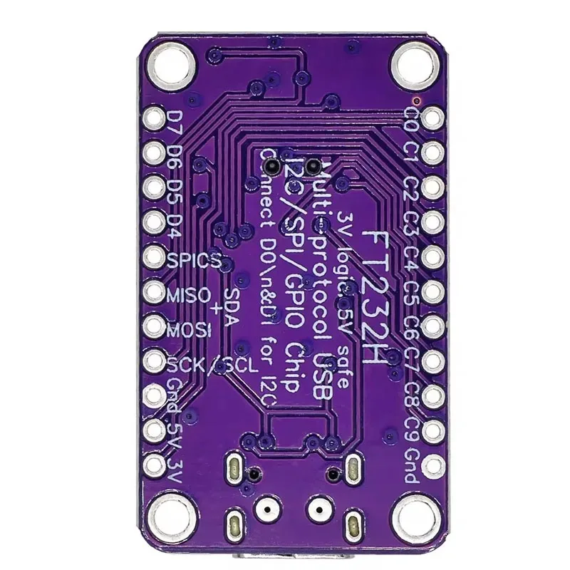 Фото MCU FT232H USB к JTAG UART FIFO SPI I2C Высокоскоростной многофункциональный модуль последовательного порта FT232H №3