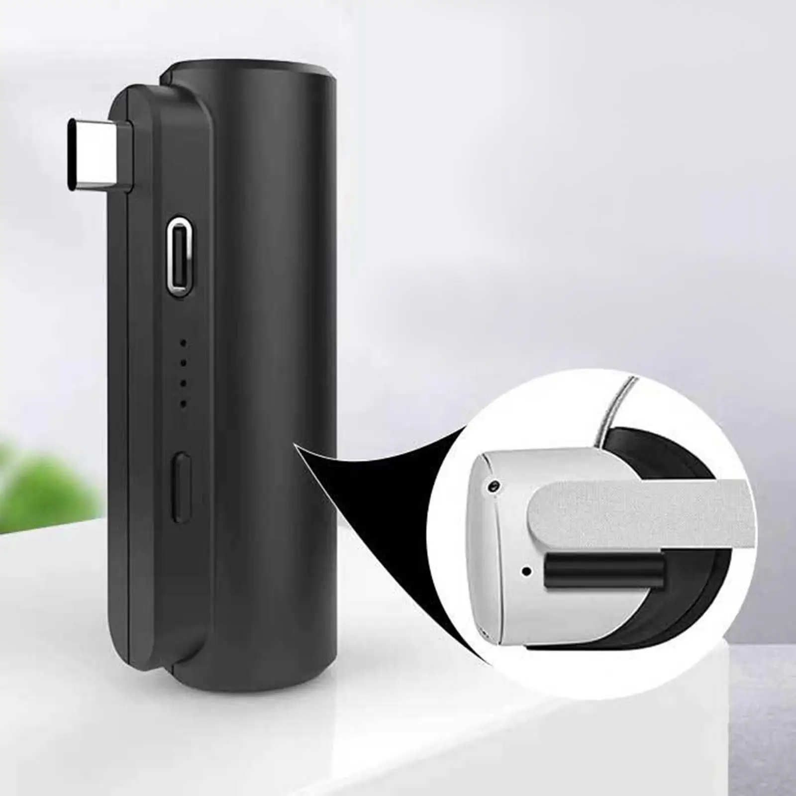 Портативный Аккумуляторный блок Usb-C разъем 3000 мАч капсульное зарядное