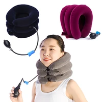 neck traction medical correction device cervical support posture corrector neck stretcher relaxation inflatable collar