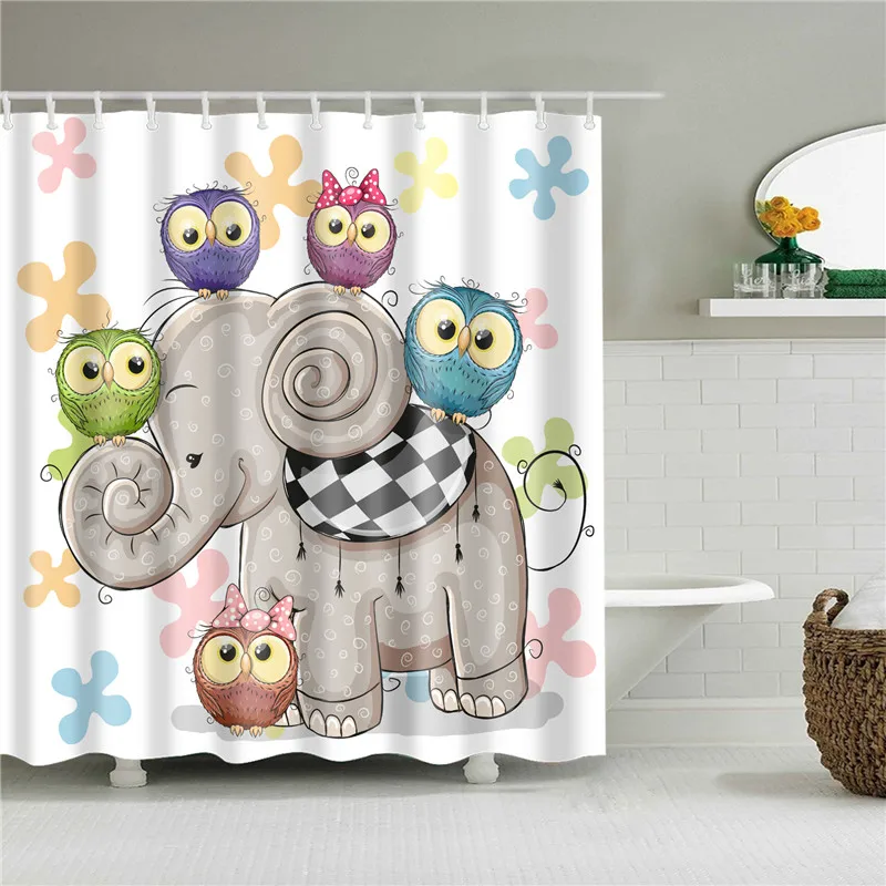 

Gothic Shower Curtain,Fictional Middle Age Mythical Stone Bench Balcony Building Hummingbird,Cloth Fabric Bathroom Curtain