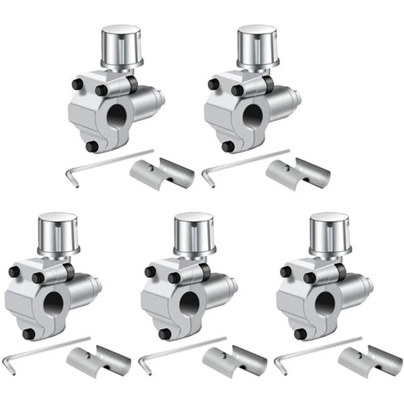 

5Pcs BPV-31 Piercing Valve Line Tap Valve Kits Adjustable Valve For Air Conditioners HVAC 1/4Inch,5/16Inch,3/8Inch
