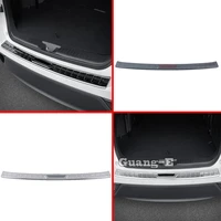for toyota highlander 2020 2021 2022 car stainless steel back rear pedal door scuff plate frame outside threshold trunk 1pcs