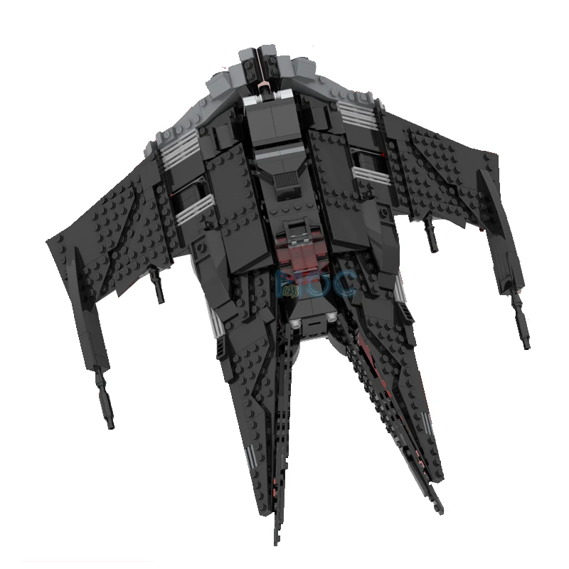 Фото Конструктор Scythe Inquisitor Transport Model MOC, 728 деталей, для сборки, коллекционный, креативный, подарок, игрушка, для демонстрации, космическая тематика №4