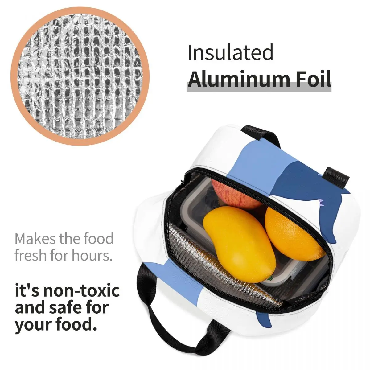 Изоляционная сумка для риса женщин и детей прочный легкий контейнер еды из