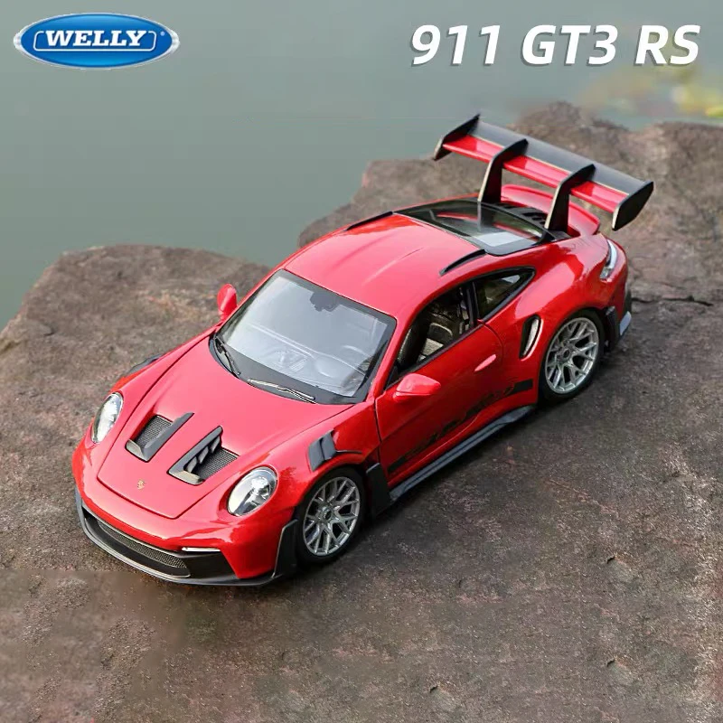 WELLY 1:24 Porsche 911 GT3 RS (992) металлическая модель