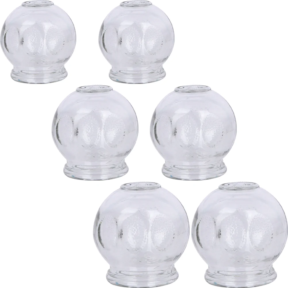 

6 шт., стеклянные банки для вакуумной банки