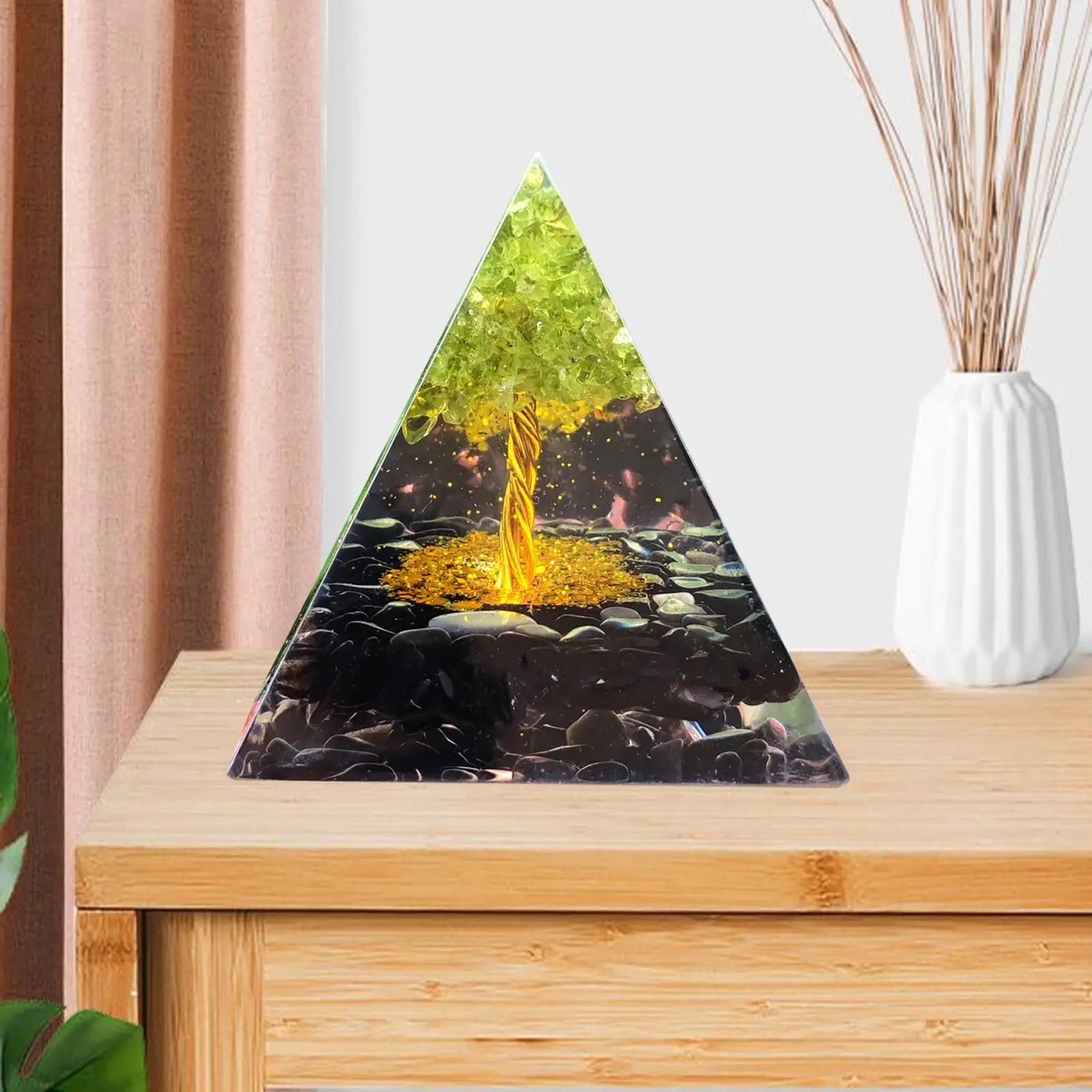 

Natural Pyramid Tree of Life Energy Tower for Yoga Meditaion Positive Energy Ornaments