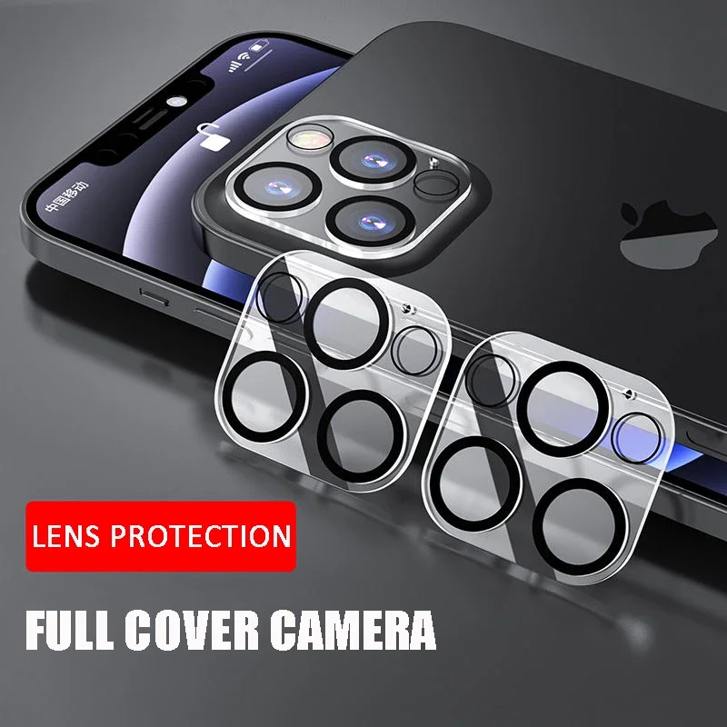 

Camera Protector For iPhone 14 13 12 Pro Max Full Cover Lens Film For iPhone 14 13 12 11Pro Camera Protective Glass Case