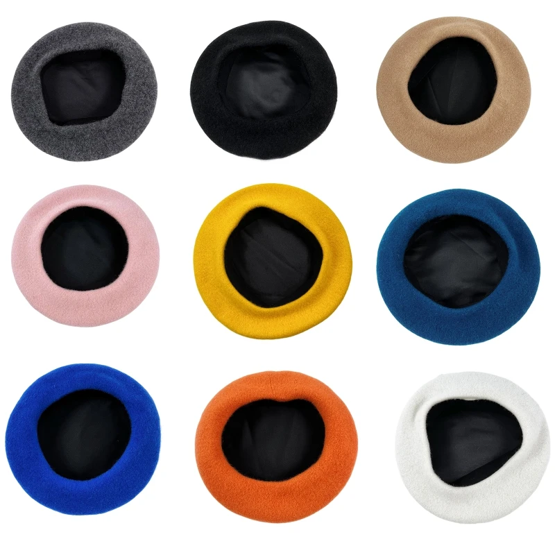 

Beret Caps Painter Hat For Women French Beret Hat Slouchy Balmoral hat