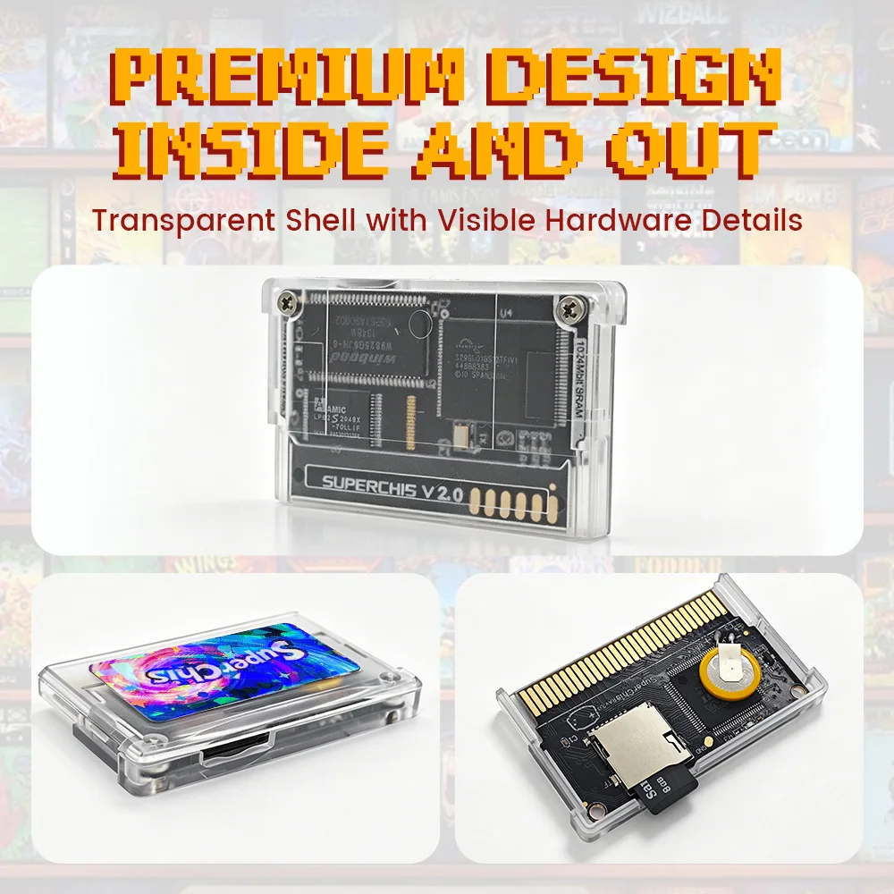 Новый считыватель игровых карт SuperChis Prime GBA от SuperFW V2.0 с прошивкой FlashCard для GBAGBA SPNDSGB Player, модуль SDRAM NOR Flash (art.: 3920dbcd97c44) - 3920dbcd97c44