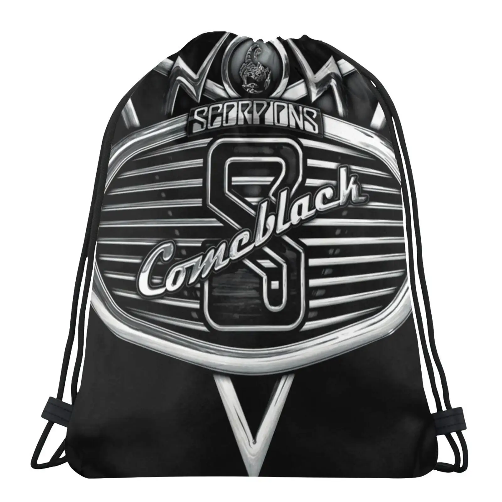 

Мужской соломенный рюкзак с принтом скорпионов Comeblack Tour Band 5314, сумка для детей, школьный ранец