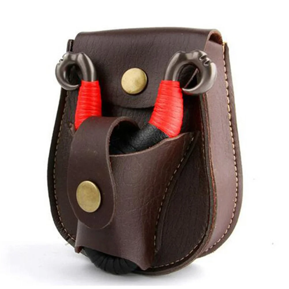

Magnet Pouch Steel Holster for Slingshot Outdoor Exercise - Brown (Slingshot Excluded)