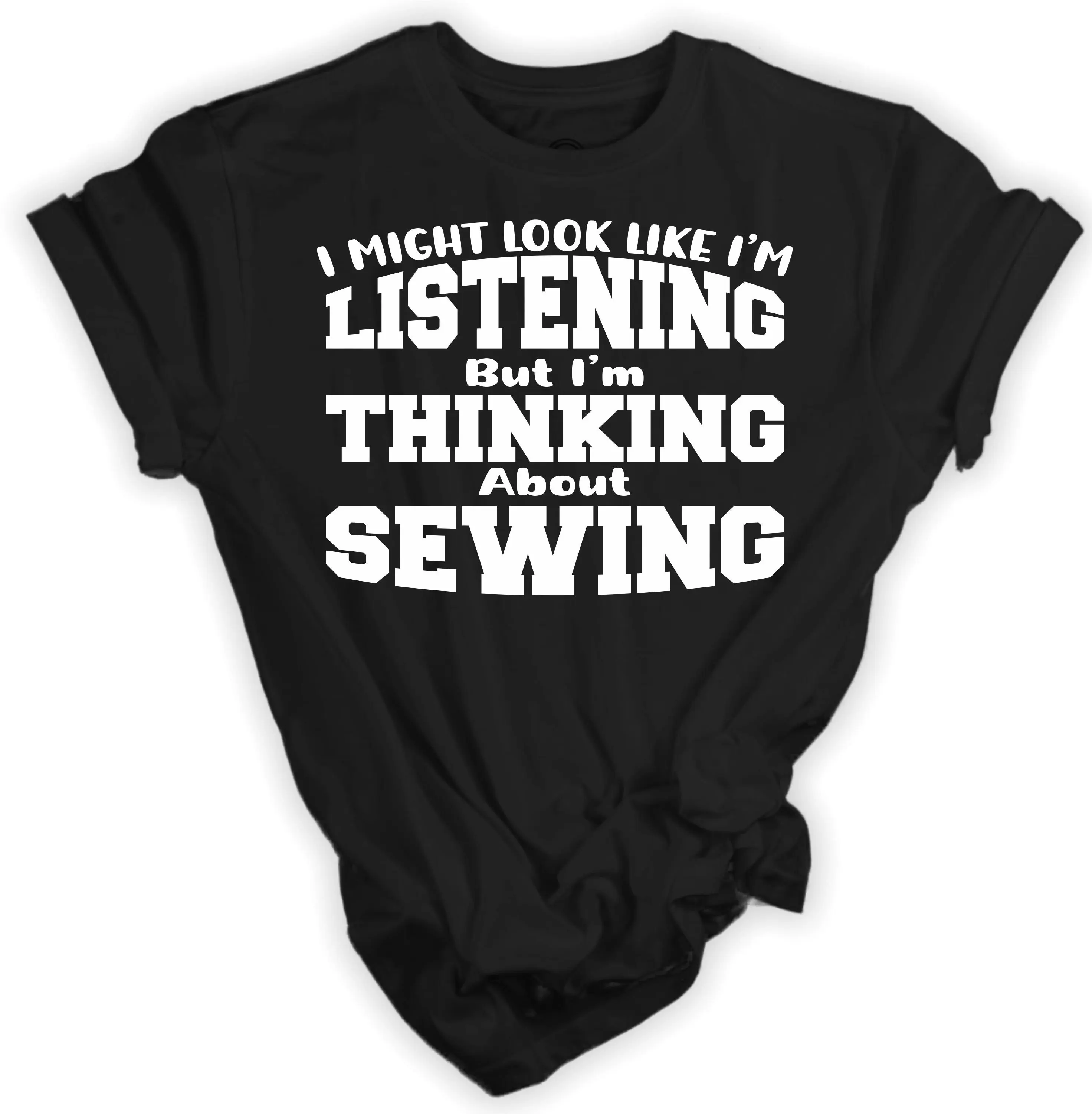 Не слушающее мышление швейная футболка для швейных изделий машина изготовления