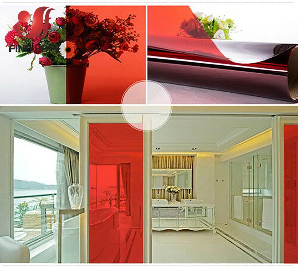 Прозрачная цветная оконная пленка из ПЭТ