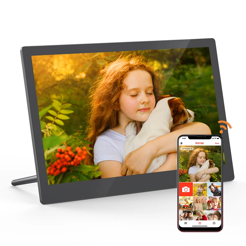 

Arzopa Smart Frame15.6-in Metallic Black Digital Picture photo Frame