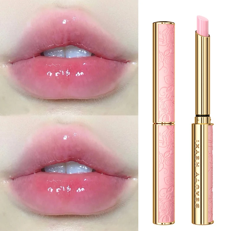 

Honey Peach Color-Changing Lipstick Waterproof Temperature Change Color Moisturizing Lipsticks Long Lasting Nutritious Lip Balm
