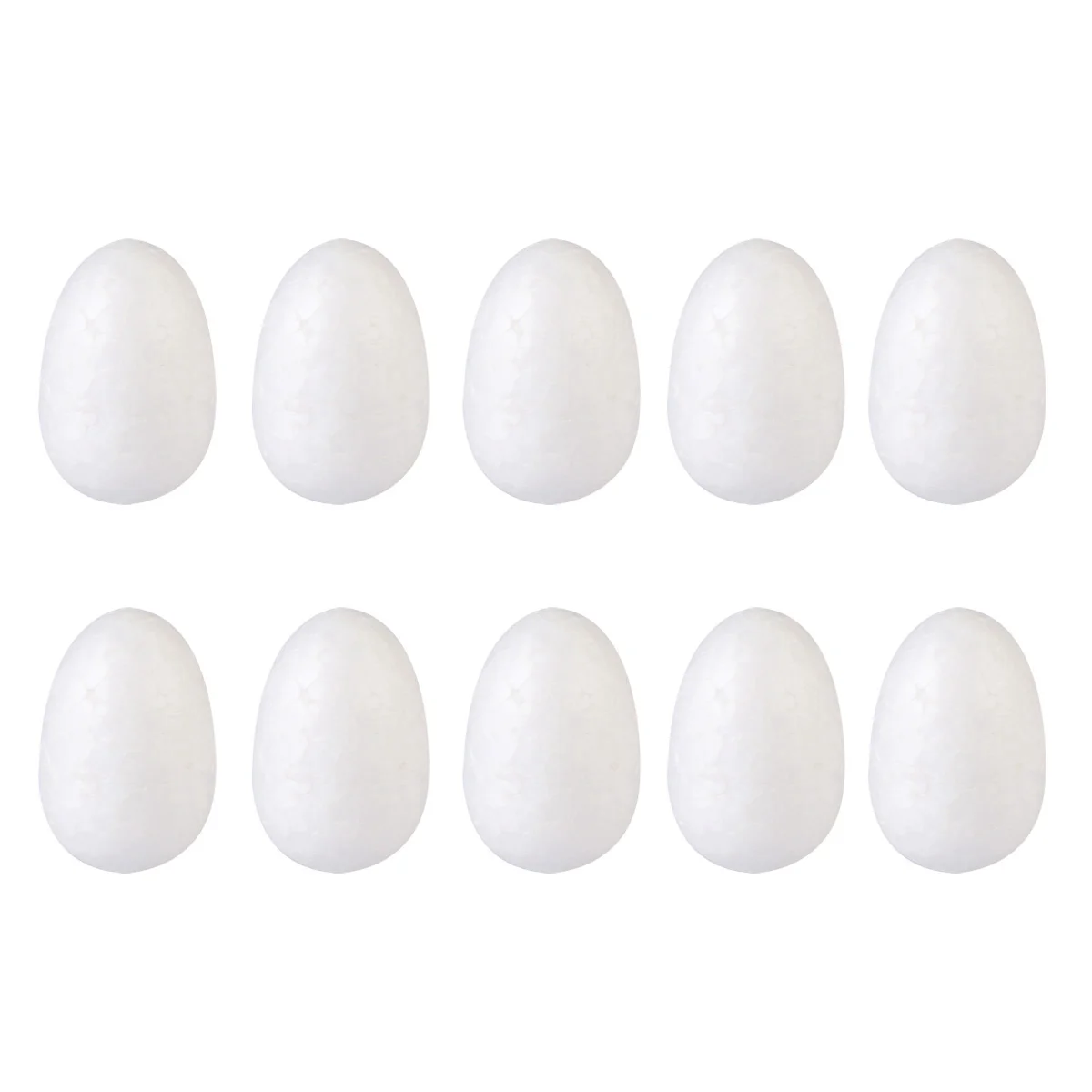 

50pcs Painting Egg DIY Easter Decor Egg for Kid Festival Craft (White, 3cm)