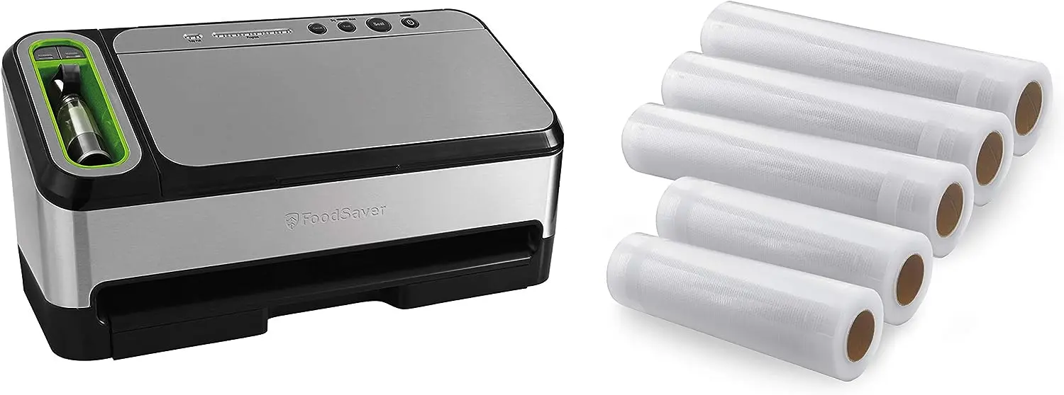 

Vacuum Sealing System with Starter Kit, 4800 Series, v4840 & 8" & 11" Rolls with unique multi layer constructio