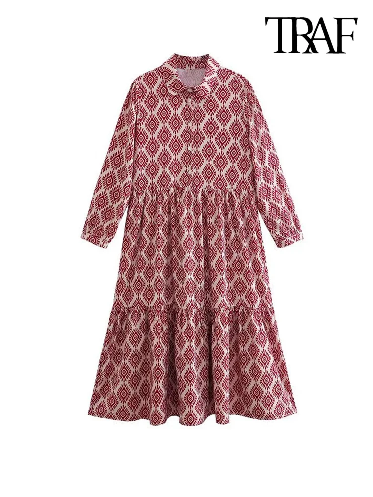 

Платье-миди с рукавом три четверти и пуговицами спереди