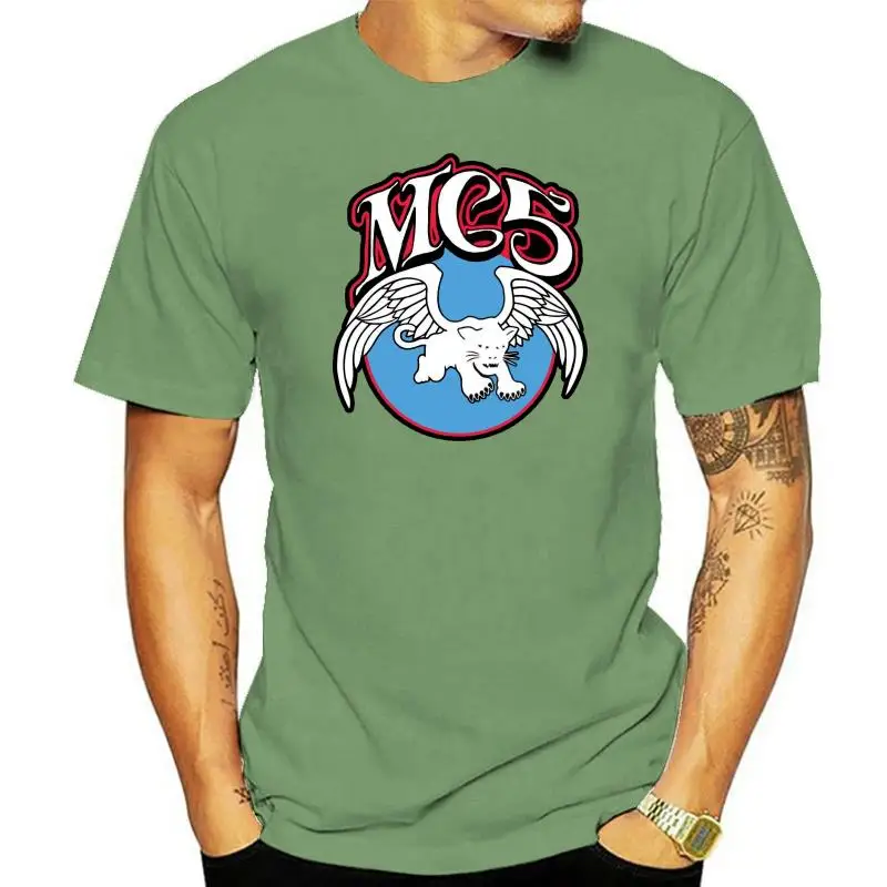 

Mc5 Ретро футболка с крылатыми пантерами, вытащить куртки, Stooges Sonics, Ratm Rock, 439 дышащие топы, футболка