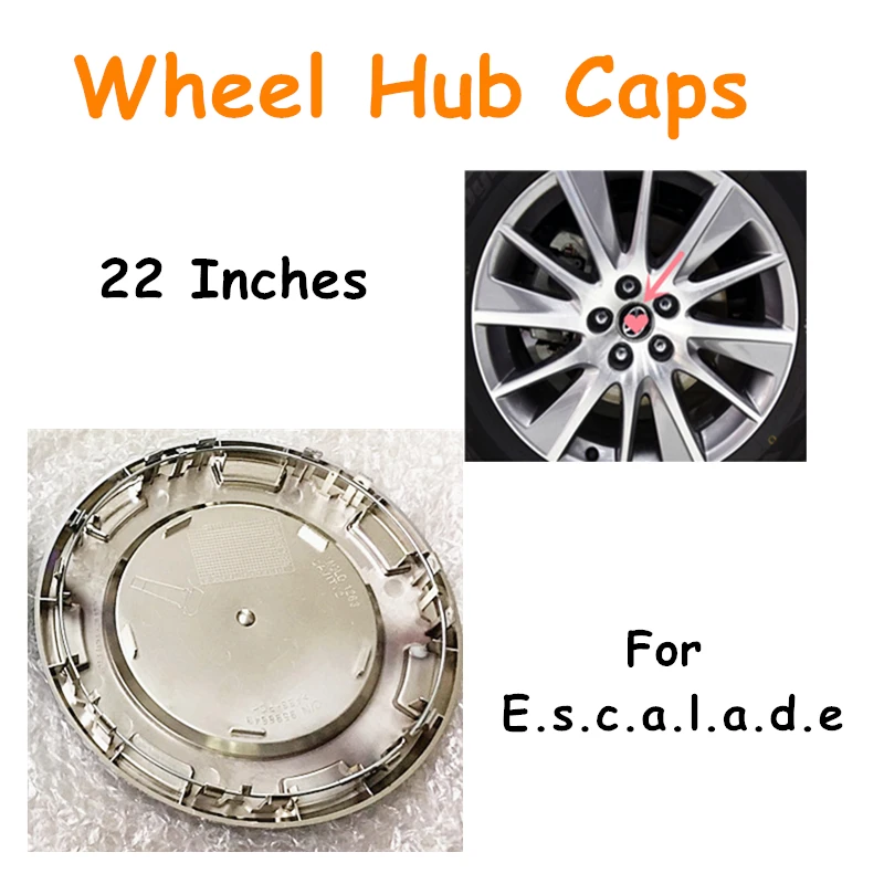 

22 Inches For Cadillac Escalade Car Wheel Hub Caps Center Cover Emblem Car Accessories