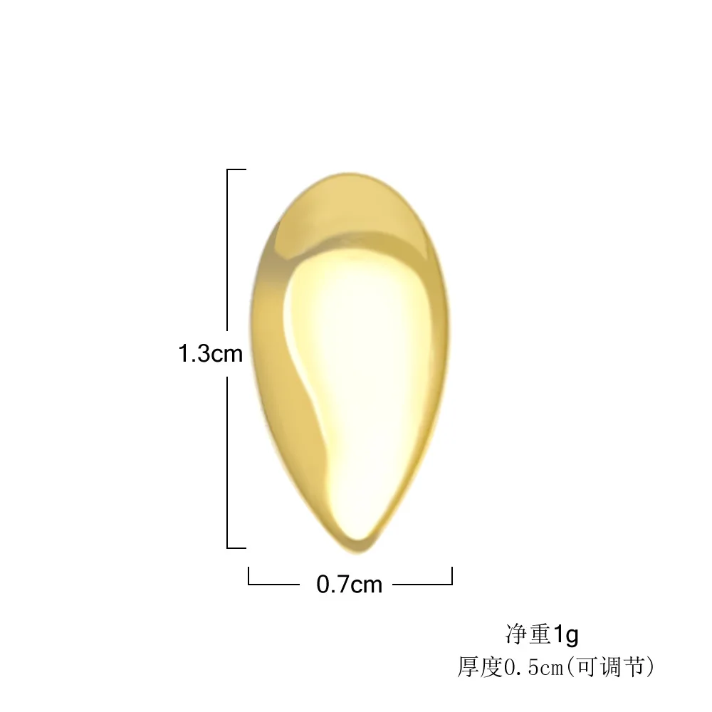 2 шт. Bling Bling Teeth Grillz Top & Bootom Dental Mouth Punk Teeth Caps Косплей Вечеринка Зуб Репер Хип-Хоп Ювелирные Изделия TG028 (art.: 3920cce85baae) - 3920cce85baae