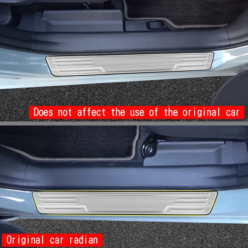 Накладка на пороги для Toyota Sienta 10 Series 2022-2023