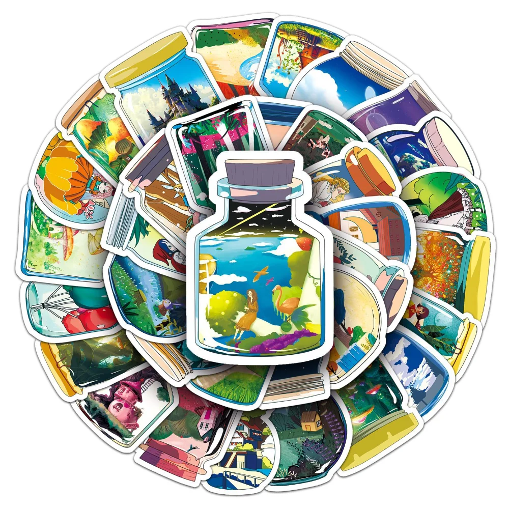 

10/50 шт., наклейки в стиле INS с граффити