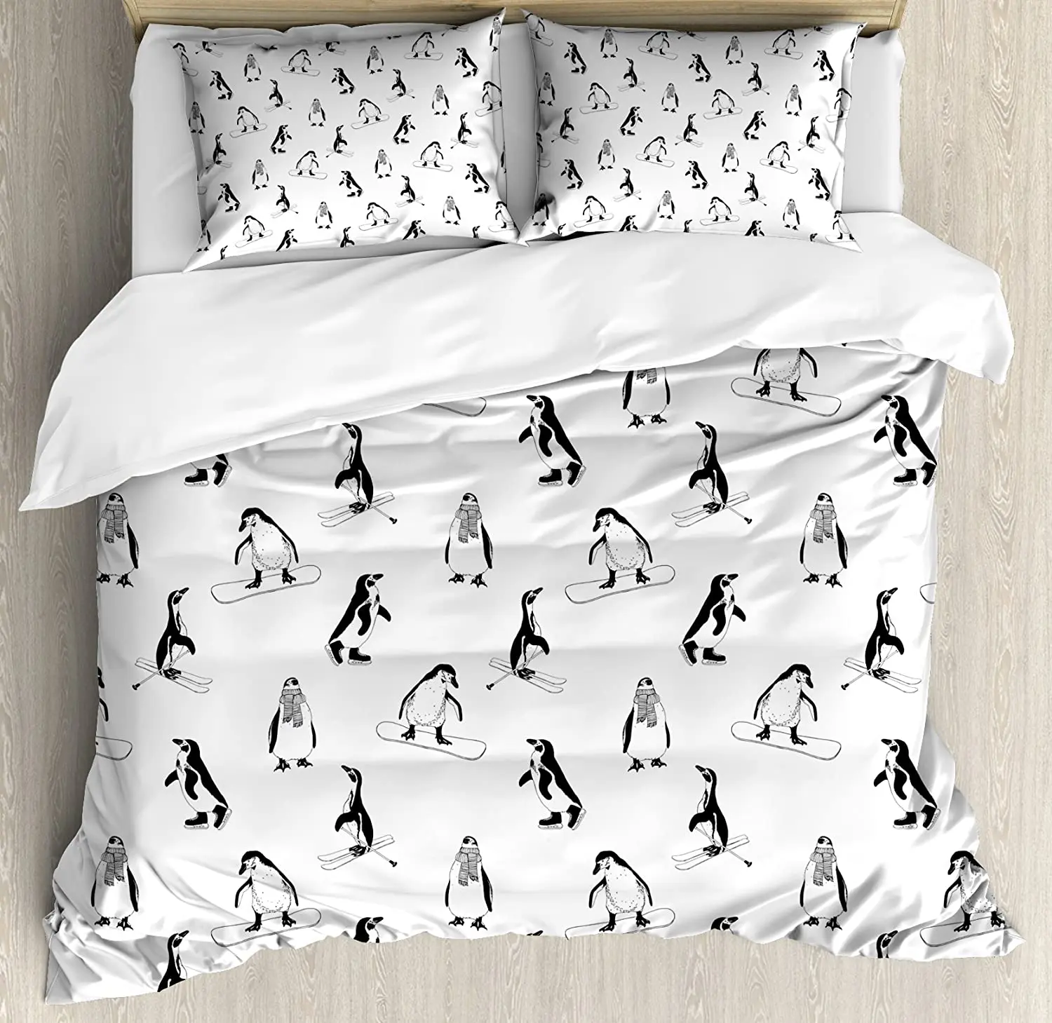 S Winter Sports Themed P Duvet Cover Quilt Cover Pillowcase
