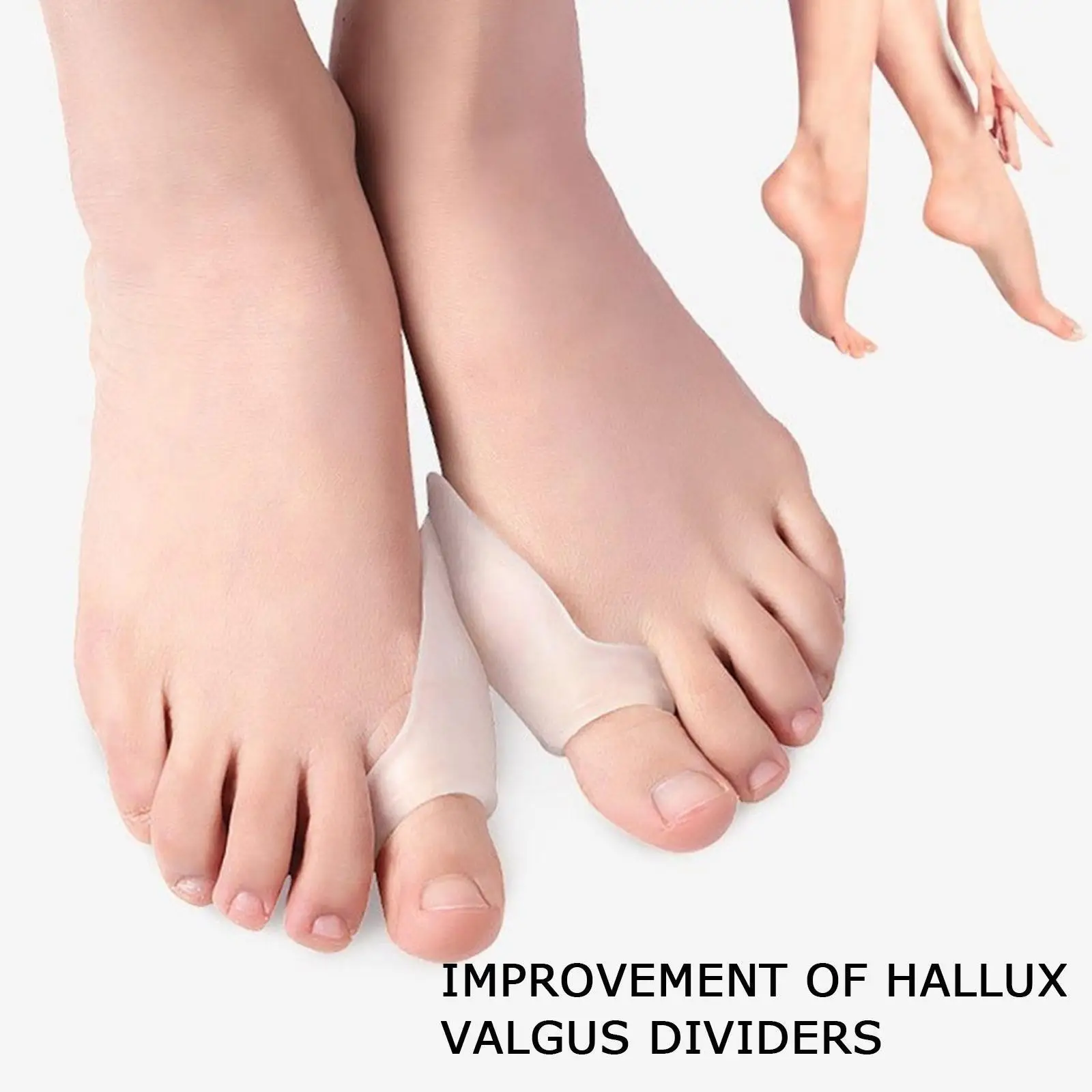 

Hallux Valgus Lateral Bone Big Toe Deformed Toe Care Splitter Sleeve Toe Improve Pair Foot Varus Hallux Tool Care 1 To I2o3
