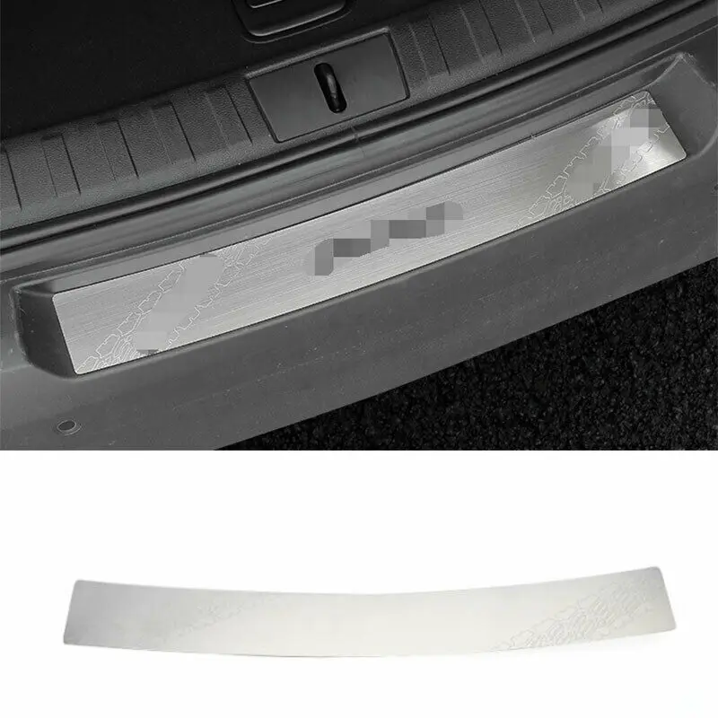 

For Jeep Renegade 2015-2020 Silver Steel Rear Bumper Protector Guard Trim 1pcs