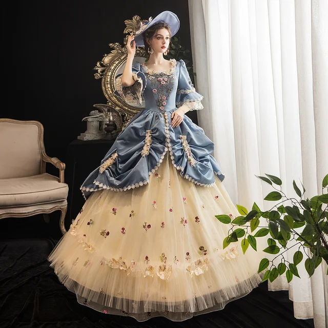 Renaissance 18th Century Baroque Rococo Marie Antoinette Dresses Women Victorian Masquerade Gowns Historical Theater Clothing 1 Renaissance 18th Century Baroque Rococo Marie Antoinette Dresses Women Victorian Masquerade Gowns Historical Theater Clothing 1