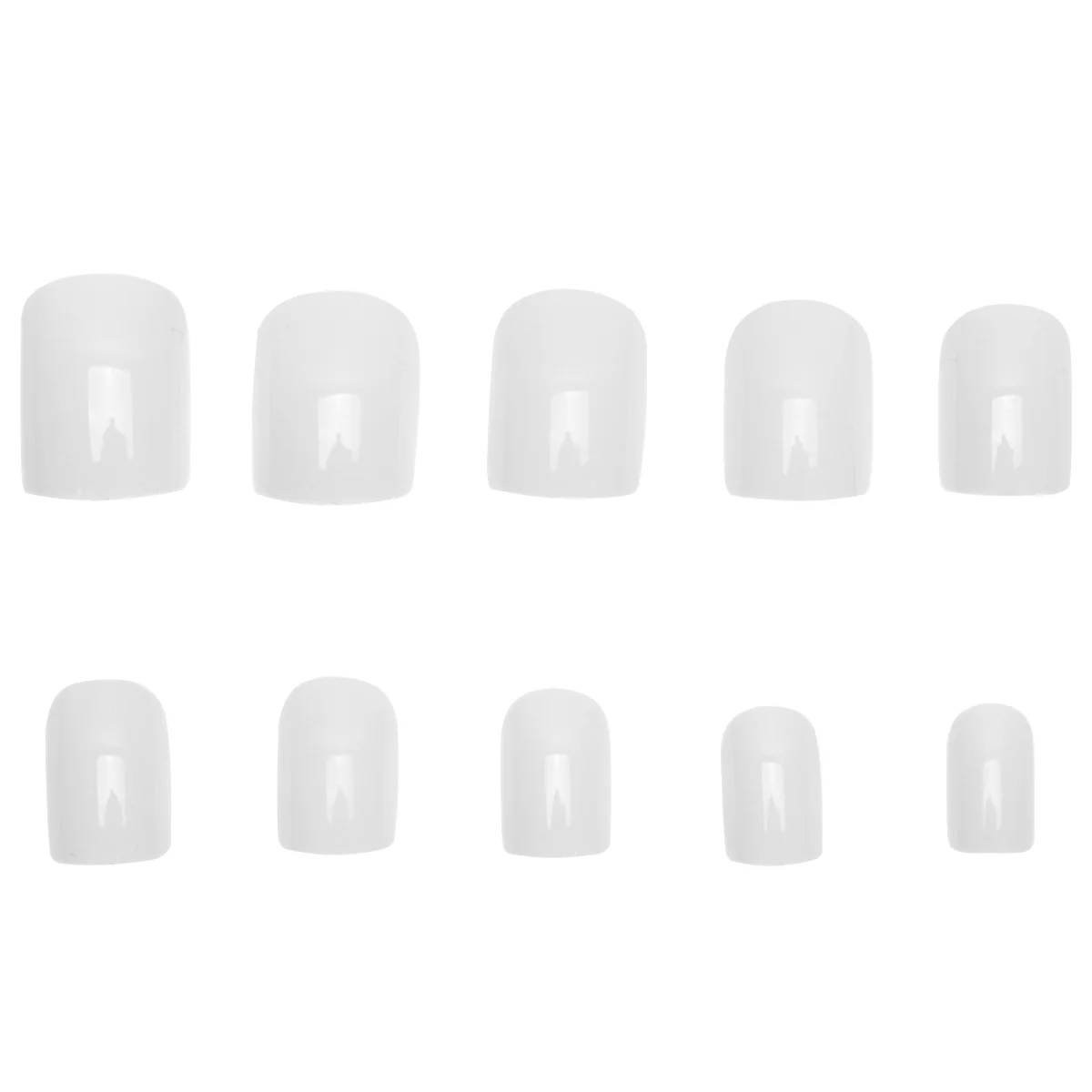 

Nail Nails Tip False Tips Short Fake Acrylic French Artificial Full Cover Patch Manicure Square Adhesive Self Practice Press
