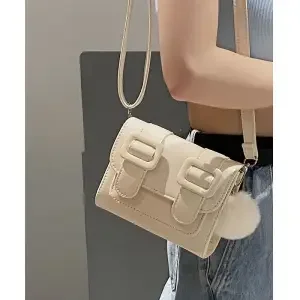 Summer 2022 New Fashion Contrasting Color Small Square Bag Simple Casual All-match Sweet Messenger Handbag
