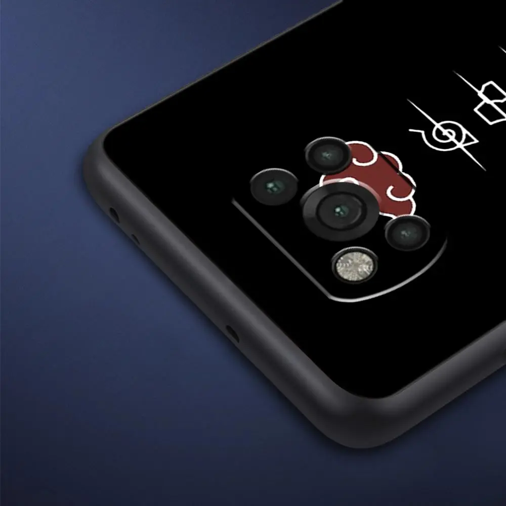 anime naruto itachi black case for xiaomi poco x3 nfc m3 pocophone f1 m4 pro x3 gt m3 f3 gt phone shell back fundas coque free global shipping