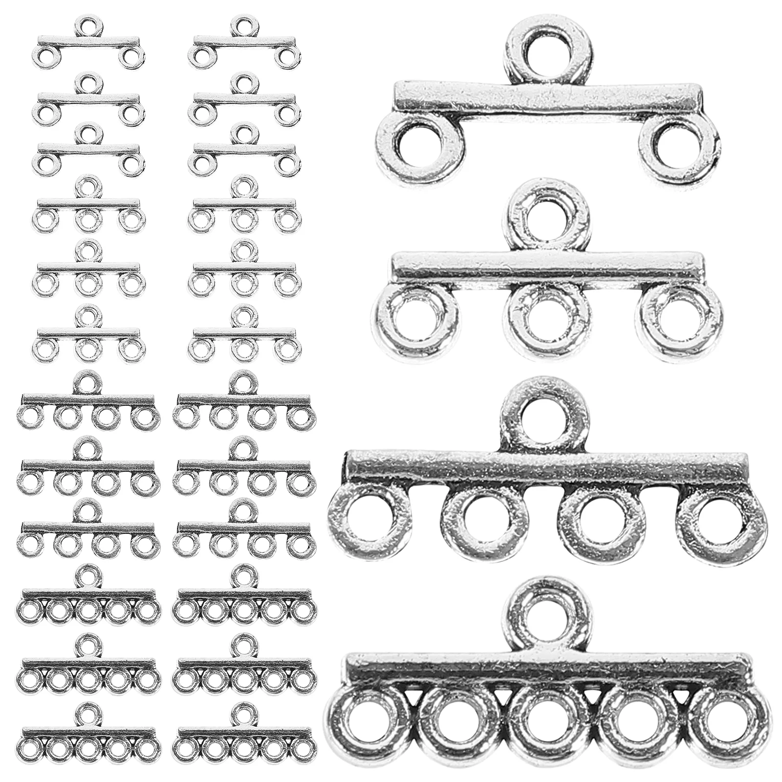 200 Pcs  DIY Jewelry Connect Charms Multihole Connectors Jewelry Making Charms