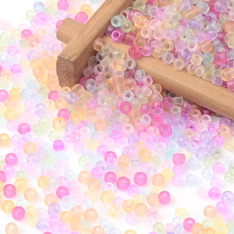 

Новые чешские Матовые прозрачные стеклянные бусины 3 мм для изготовления ювелирных изделий «сделай сам», аксессуары для браслетов, ожерели...