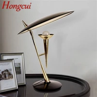 hongcui postmodern table lamp creative classical led vintage desk light fashion for home living room bedroom study decor