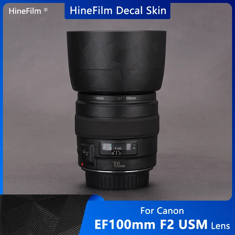 

Lens Sticker for Canon EF100 F2 Decal Skin for Canon EF 100mm f/2 USM Lens Premium Stickers Anti Scratch Court Wraps Cover Cases