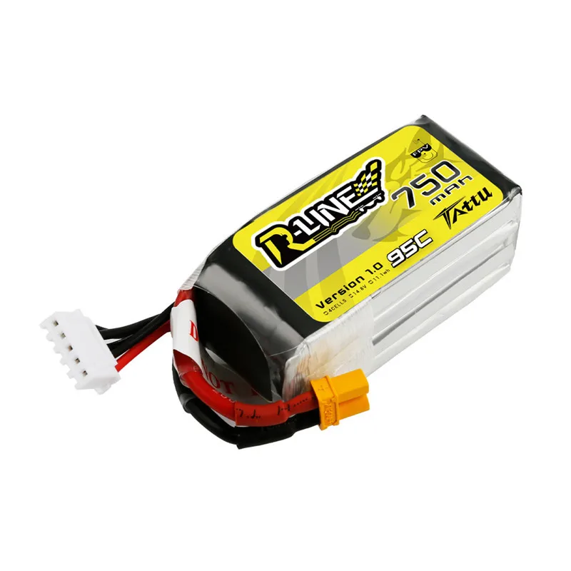 TATTU-R-LINE 1 0 14 8 V Lipo аккумулятор 750mAh 95C для радиоуправляемого FPV самолета