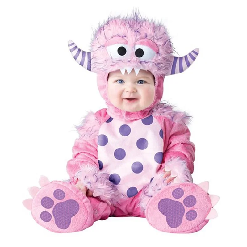 Monster Costume for Baby Boy Girl Halloween Animal Cosplay Clothes Anime Suit Funny Onesie Kigurumis Festival Chiristmas Outfit