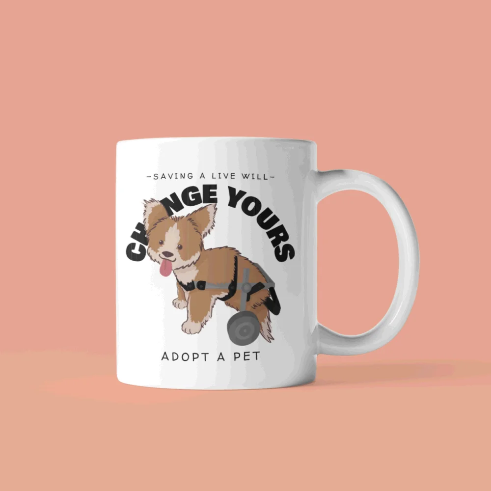 

JMT Save A Live Will Change Yours, Adopt A Pet Mug