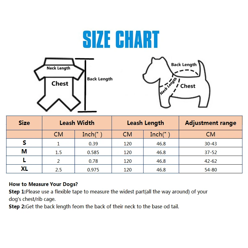 Регулируемый поводок-жилет для собак среднего и крупного размера | Дом сад