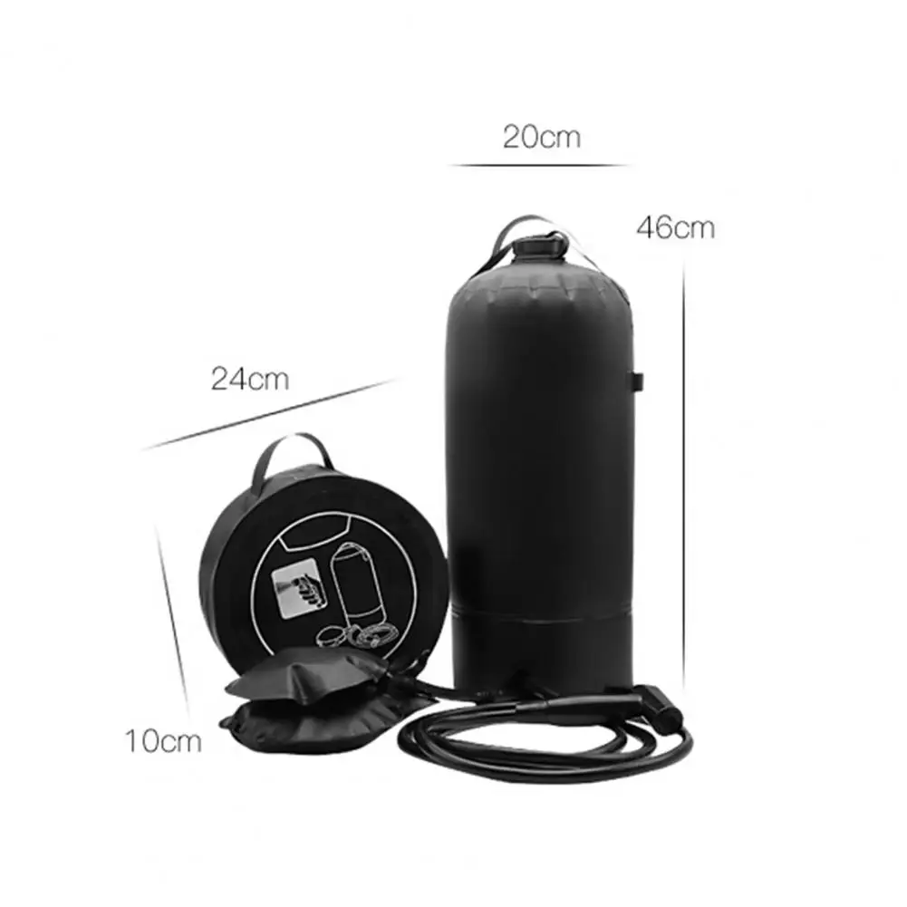 Складная сумка для воды ПВХ мешок душа с подогревом на солнечной энергии 11 л