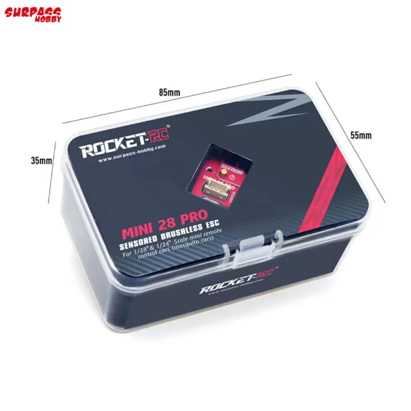 ROCKET-RC 30A Бесщеточный ESC со светодиодной программируемой картой Combo MINI 28 Pro 2S LiPo BEC 3A 6 В7,4 В для обновлений радиоуправляемого автомобиля 128 127 (art.: 3920d151afe0b) - 3920d151afe0b